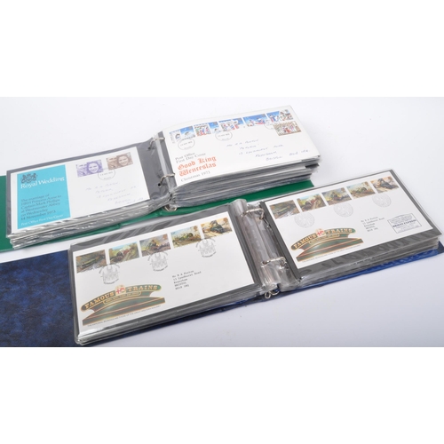 504 - Two 20th century extensive presentation packs & first day cover stamps albums. The collection compri... 