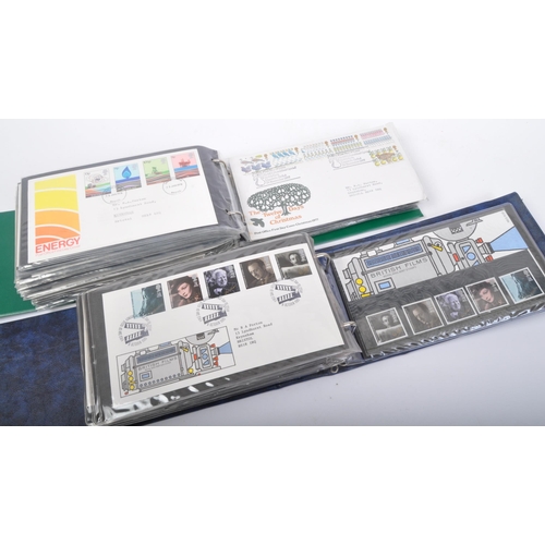 504 - Two 20th century extensive presentation packs & first day cover stamps albums. The collection compri... 