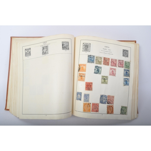 507 - A collection of 19th century and later British and foreign postage stamps to include seven Victorian... 