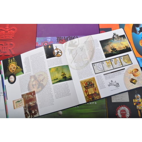 519 - An assortment of 20th century Royal Mail Special Stamps hardback stamps yearbooks with sleeves. The ... 