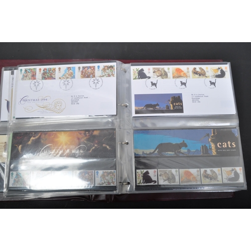 536 - A 20th century extensive presentation packs & first day cover stamps album. The collection comprisin... 