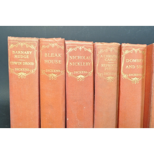 544 - A collection of fifteen volumes of Charles Dickens novels published by Odhams Press Limited.