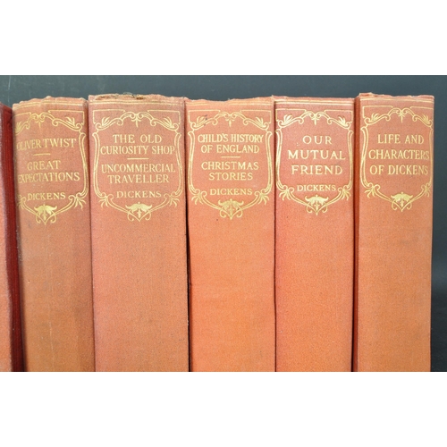 544 - A collection of fifteen volumes of Charles Dickens novels published by Odhams Press Limited.