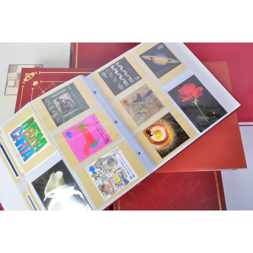 545 - An extensive collection of 20th century albums of stamp postcards from the 1970's and onwards. All h... 