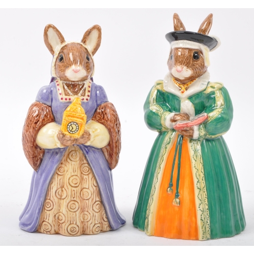 91 - Royal Doulton - Bunnykins - The Tudor Collection - Henry VIII Wives -  A collection of five vintage ... 