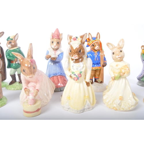 97 - A collection of bone china Royal Doulton - Bunnykins. Including; The Robin Hood Collection Little Jo... 