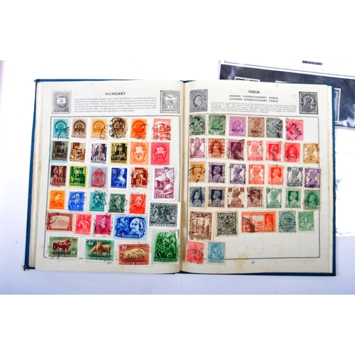 275 - A collection of vintage stamp albums & presentation packs. Collection to include: 1. Victory Stamp A... 