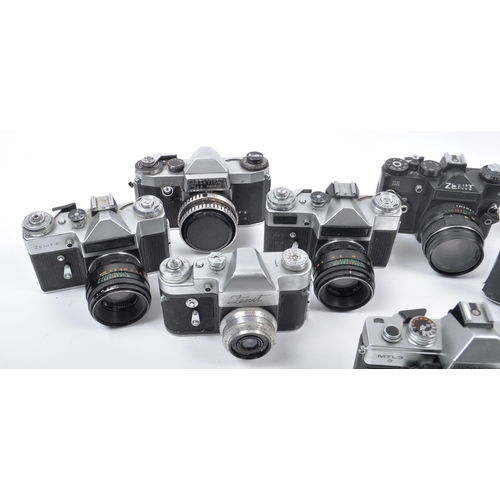 267 - A collection of 13 x vintage 35mm film cameras. Models are: Arette IA - Lens f2.8, Balda - Lens f2.8... 