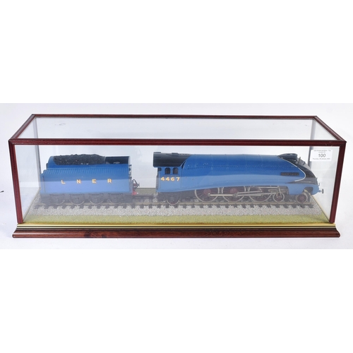 100 - A kit built O gauge model railway trainset locomotive engine. The loco being a 4-6-2 LNER ' Wild Swa... 