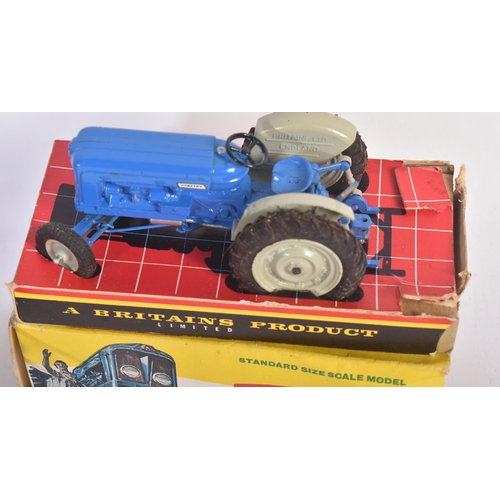 103 - Two original vintage Britains made diecast model farming vehicles comprising; 9525 Fordson Super Maj... 