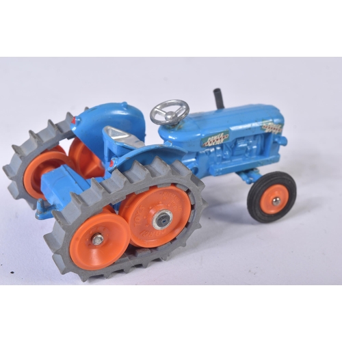 107 - An original vintage Dinky Toys boxed diecast model No. 54 Fordson Power Major with Roadless Hal Trac... 