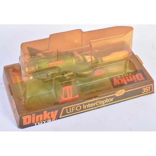 115 - An original vintage Dinky Toys made diecast model No. 351 SHADO UFO / Interceptor from Gerry Anderso... 