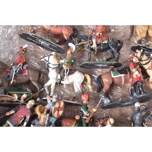 116 - A collection of assorted Del Prado made lead toy soldiers. Largely horse back mounted cavalry exampl... 