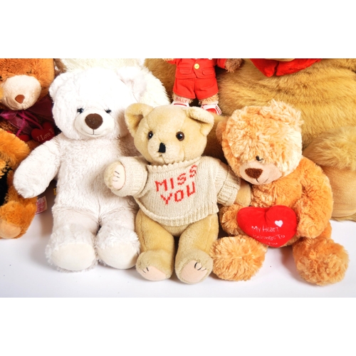 135 - Teddy Bears - a collection of x 8 assorted teddy bears / plush toys to include Breezy, Character Co.... 