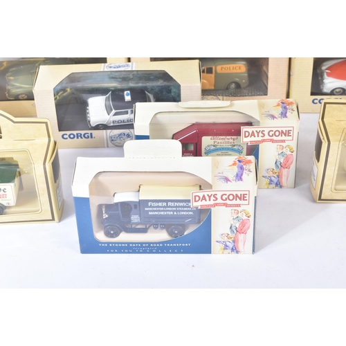 138 - A collection of assorted boxed diecast model cars. Largely Corgi Classics along with some Lledo Days... 