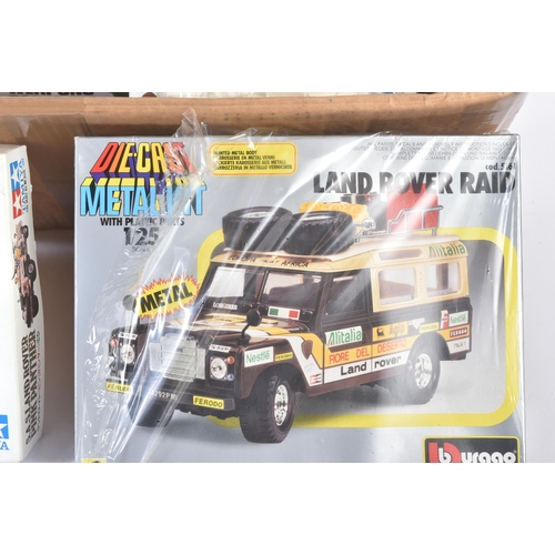 15 - A collection of x6 assorted plastic model kits of various scales and makers to include; Airfix Space... 