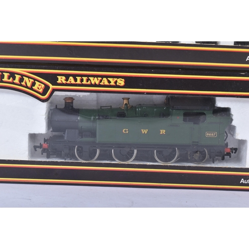 154 - A collection of x3 Palitoy Mainline OO gauge model railway trainset locomotive engines comprising; 3... 