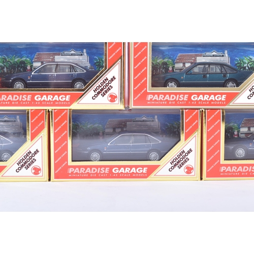 160 - Paradise Garage - 1/43 Scale Precision Diecast - a collection of x5 Australian made Paradise Garage ... 