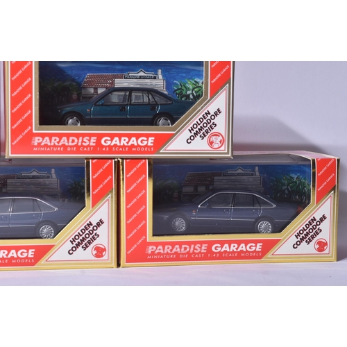 160 - Paradise Garage - 1/43 Scale Precision Diecast - a collection of x5 Australian made Paradise Garage ... 