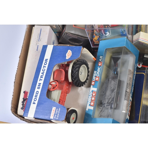 163 - A large collection of assorted boxed diecast model cars and other vehicles of various scales and mak... 