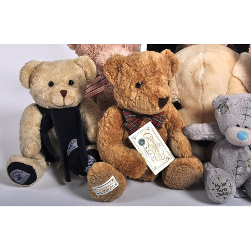 165 - Teddy Bears - a collection of x 12 assorted teddy bears / plush toys to include Gund, Me to you, Sal... 