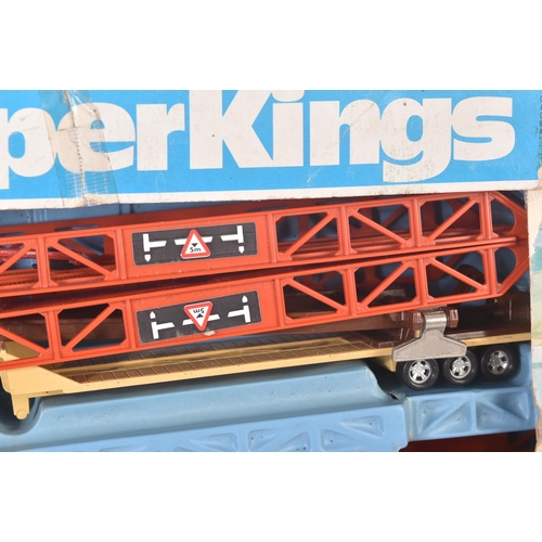 166 - A vintage Matchbox Super Kings boxed set No. K-44 Bridge Layer. The set containing a diecast cab and... 