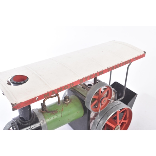 178 - A vintage 1960s Mamod live steam tinplate model TE1 / T.E.1 Traction Engine. A solid fuel example wi... 