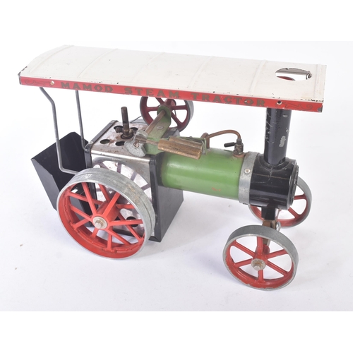 178 - A vintage 1960s Mamod live steam tinplate model TE1 / T.E.1 Traction Engine. A solid fuel example wi... 