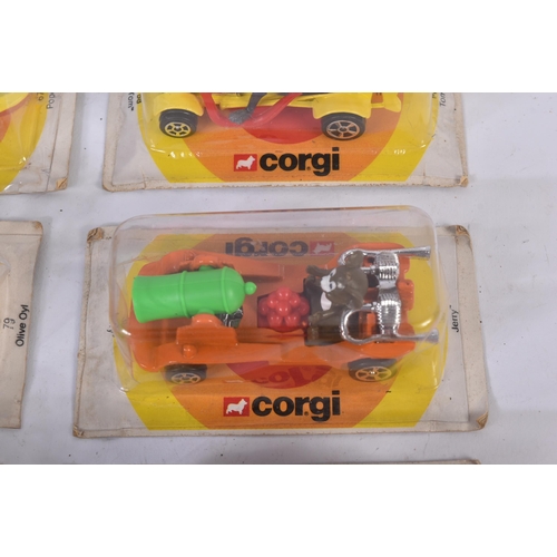 18 - A collection of x6 original vintage Corgi TV and film / cartoon related diecast models comprising; 6... 