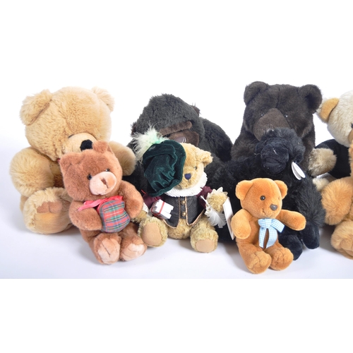 180 - Teddy Bears - a collection of x 9 assorted teddy bears / plush toys to include: GB Teddy Bear, Brist... 