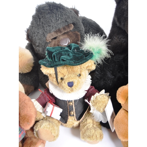 180 - Teddy Bears - a collection of x 9 assorted teddy bears / plush toys to include: GB Teddy Bear, Brist... 