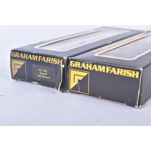 183 - Two boxed Graham Farish N gauge model railway trainset locomotive engines comprising No. 1201 Class ... 