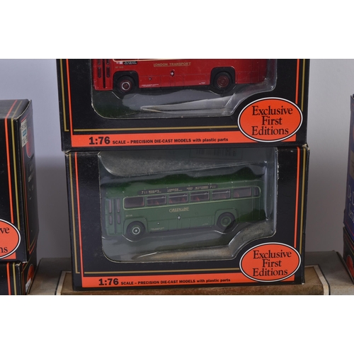 192 - A collection of x10 EFE Exclusive First Editions 1/76 scale boxed diecast model buses. Examples to i... 