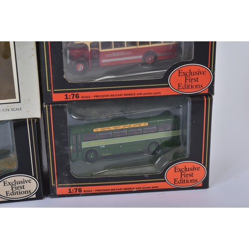 192 - A collection of x10 EFE Exclusive First Editions 1/76 scale boxed diecast model buses. Examples to i... 