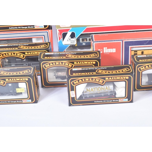 193 - A collection of Lima and Palitoy Mainline OO gauge model railway trainset locomotive rolling stock c... 