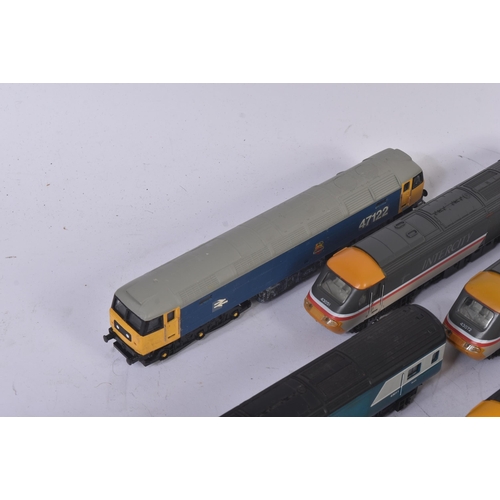 203 - A collection of x5 Hornby OO gauge model railway diesel trainset locomotive engines. All Intercity e... 