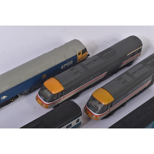 203 - A collection of x5 Hornby OO gauge model railway diesel trainset locomotive engines. All Intercity e... 