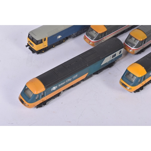 203 - A collection of x5 Hornby OO gauge model railway diesel trainset locomotive engines. All Intercity e... 