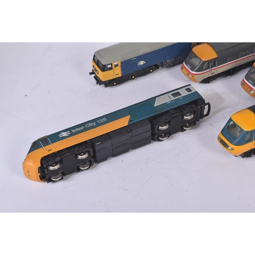 203 - A collection of x5 Hornby OO gauge model railway diesel trainset locomotive engines. All Intercity e... 