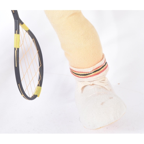 211 - A vintage hand made Bjorn Borg tennis player soft toy / doll. The doll firmly stuffed with bendable ... 