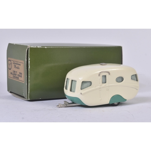 219 - An original Lansdowne Models boxed 1/43 scale diecast model No. LDM17 Willerby Vogue Caravan. Model ... 