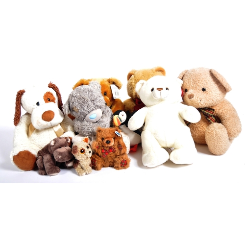 228 - Teddy Bears - a collection of x 10 assorted teddy bears / plush toys to include: Kowloon, Me to You,... 