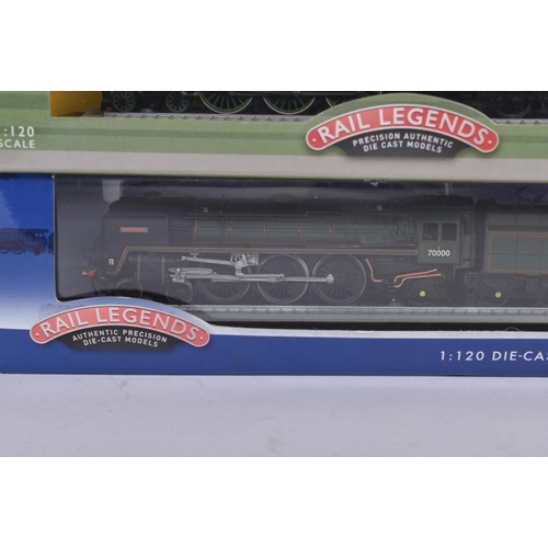 24 - Corgi Rail Legends - collection of four 1/120 scale diecast model static locomotive engines comprisi... 
