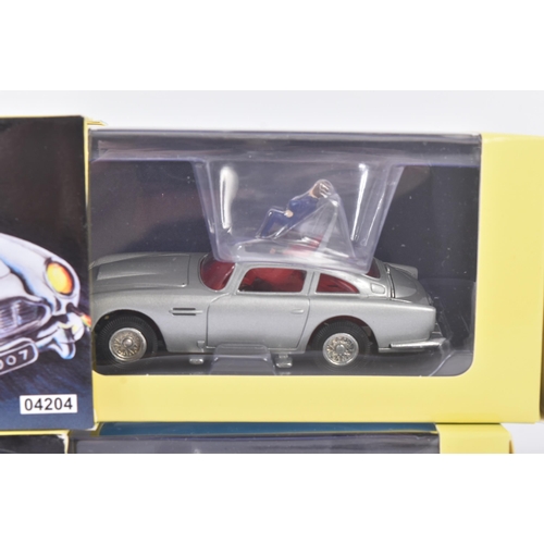 247 - Two original Hornby made Corgi Toys boxed James Bond diecast Aston Martin DB5 models. The models wit... 