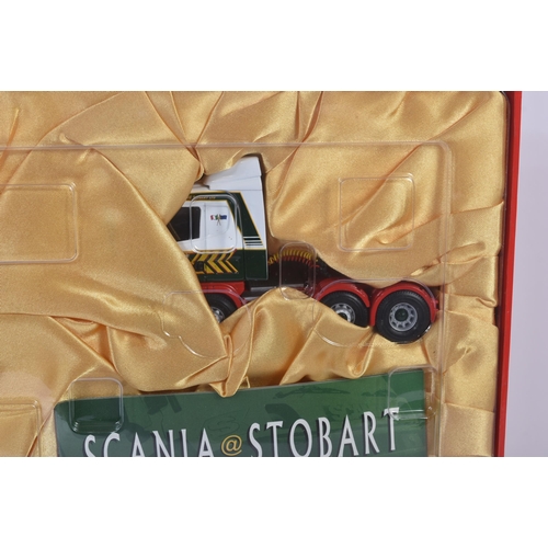 254 - An original Limited Edition Corgi 1/50 scale Eddie Stobart set No. CC99155 ' Scania @ Stobart '. The... 