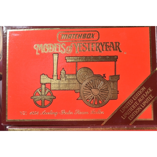 259 - A collection of x8 Matchbox Models of Yesteryear boxed diecast models to include; Scammel 100 Ton Tr... 