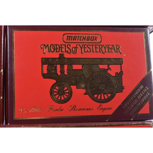 259 - A collection of x8 Matchbox Models of Yesteryear boxed diecast models to include; Scammel 100 Ton Tr... 