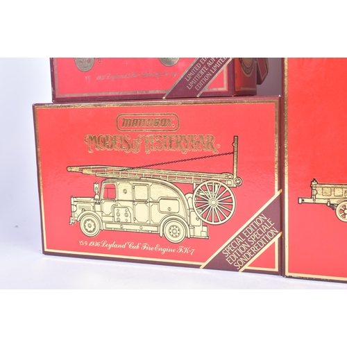 259 - A collection of x8 Matchbox Models of Yesteryear boxed diecast models to include; Scammel 100 Ton Tr... 