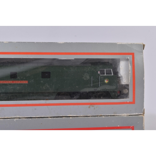 264 - Two vintage Lima 00 gauge model railway diesel locomotive engines comprising; Class 52 D1004 Western... 