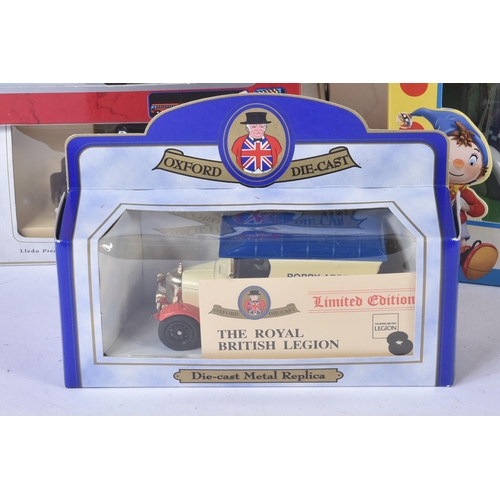 277 - A collection of assorted boxed diecast model cars to include x6 Corgi Noddy In Toyland vehicles with... 